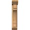 Ekena Millwork Merced Slat Rough Sawn Bracket w/ Offset Brace, Western Red Cedar, 6"W x 20"D x 32"H BKT0604X20X32MRC06RWR - alternate 4
